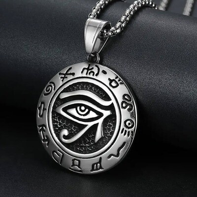 Eye of Ra Pendant with Chain