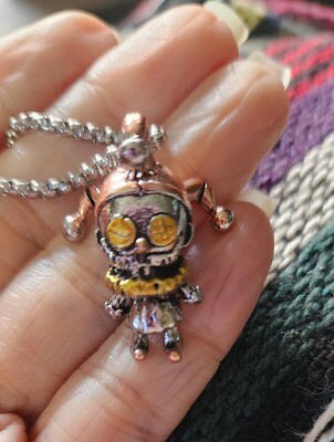 Jester Pendant on Stainless Steel Chain