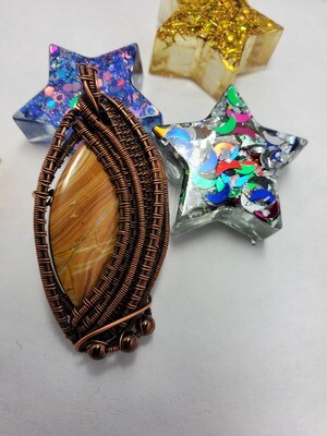 Banded Agate in Copper