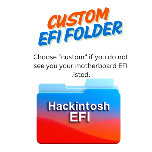 Order a Custom EFI folder for your Motherboard