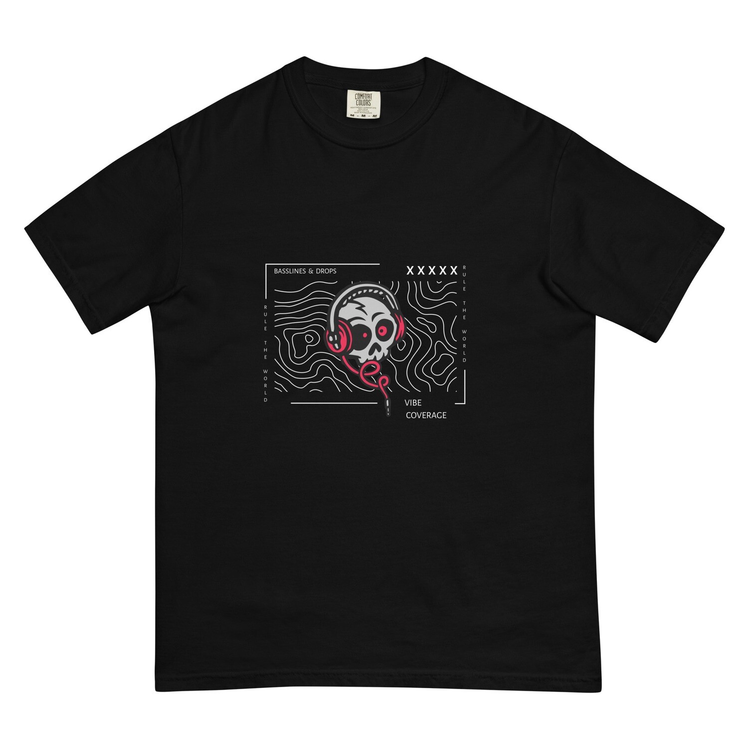 Skull Crushing Bass Unisex garment-dyed heavyweight t-shirt