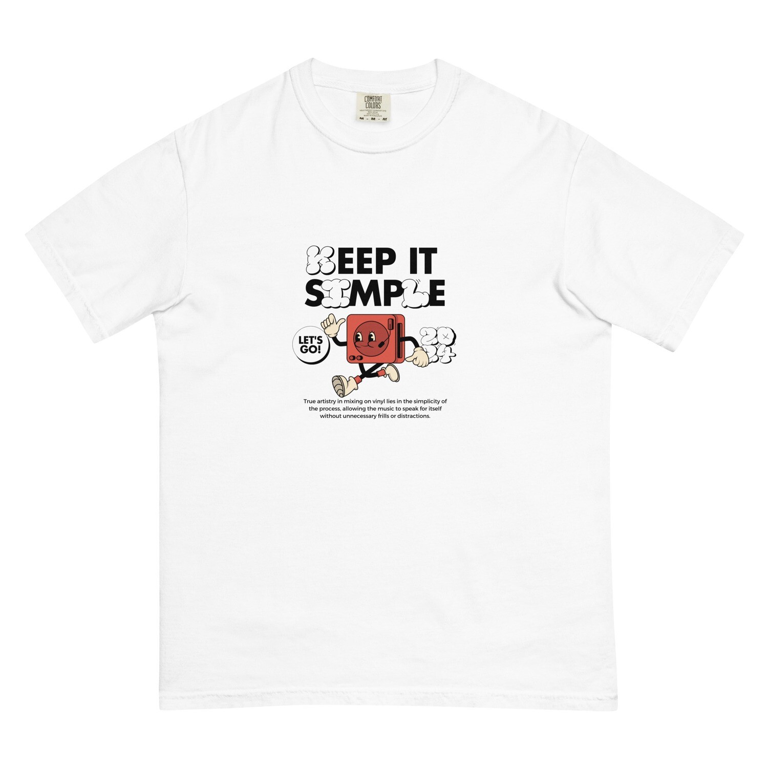 Keep It Simple Unisex garment-dyed heavyweight t-shirt