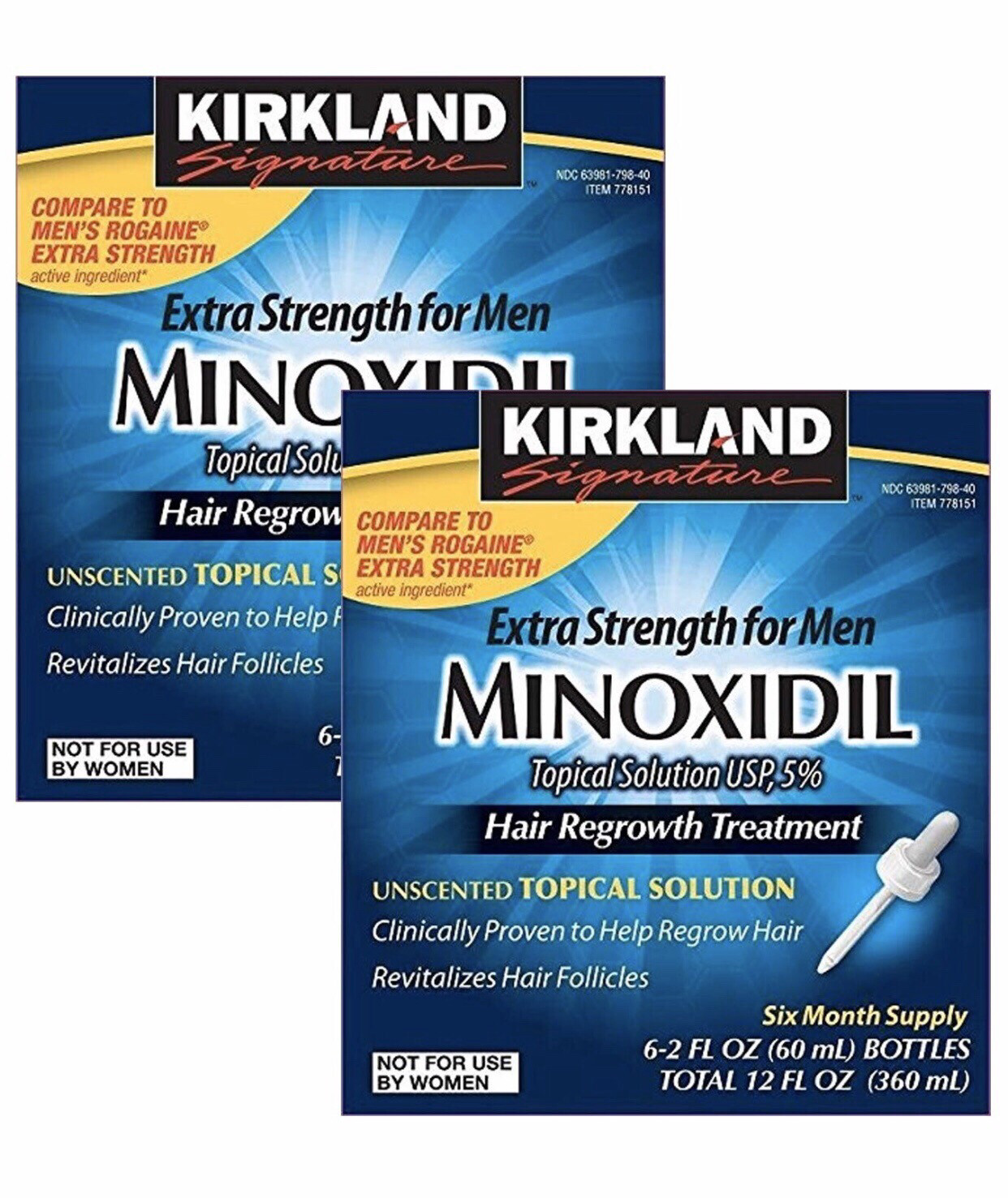 Minoxidil KIRKLAND 5% (Suministro de 12 meses)
