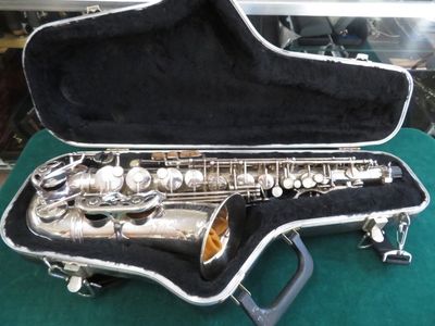 Selmer Balanced Action Alto Saxophone - original silver plated 1948