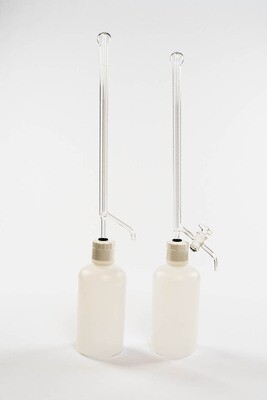 Burette, Automatic, 25 ml Capacity, Teflon Stopcock with Quart Plastic Reservoir Bottle