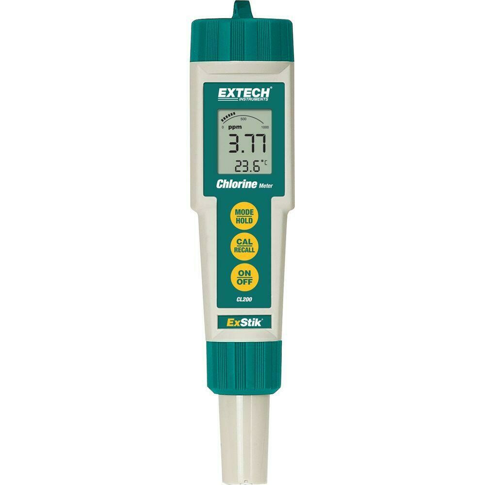 Chlorine Meter, Extech ExStik®, Waterproof, Total Chlorine Pen