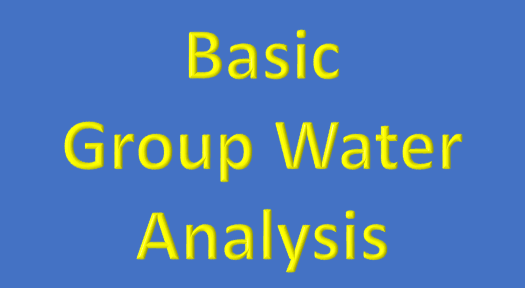 Basic Group Water Analysis