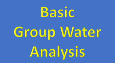 Basic Group Water Analysis