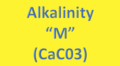 Water Analysis, Alkalinity, &quot;M&quot; (CaCO3)