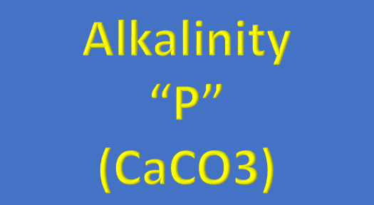 Water Analysis, Alkalinity, &quot;P&quot; (CaCO3)