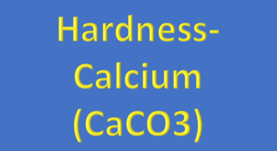 Water Analysis, Hardness-Calcium, (CaCO3)