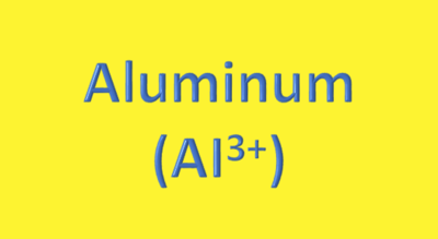 Water Analysis, Aluminum, (Alᶾ⁺)