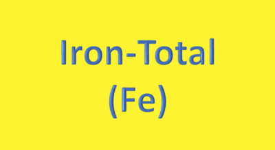 Water Analysis, Iron-Total, (Fe)