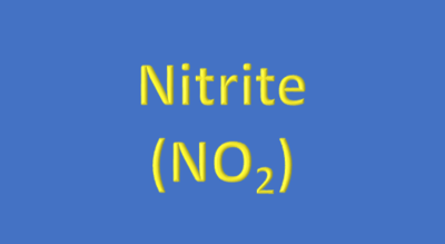 Water Analysis, Nitrite, (NO₂)