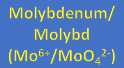 Water Analysis, Molybdenum/Molybdate, (Mo⁶⁺/MoO₄²⁻)