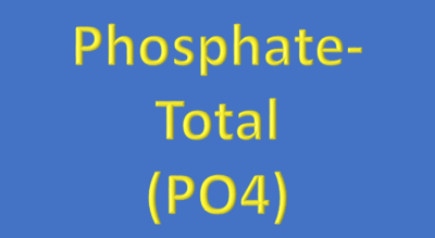 Water Analysis, Phosphate-Total, (PO4)