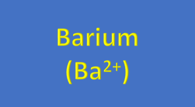 Water Analysis, Barium (Ba²⁺)