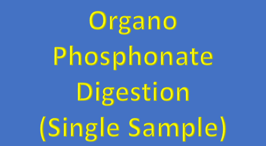 Water Analysis, Organo Phosphonate, Digestion (Single Sample)