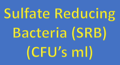 Water Analysis, Sulfate Reducing Bacteria, (SRB) (CFU'S/ml)