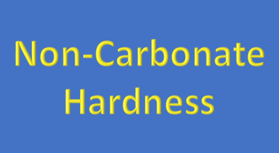 Water Analysis, Non-Carbonate Hardness