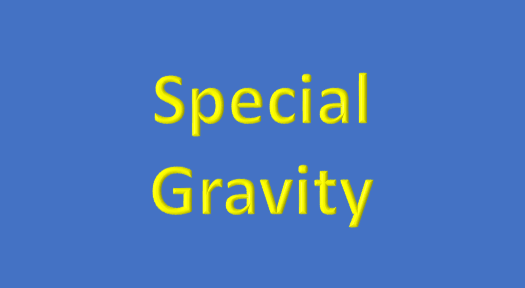 Water Analysis, Specific Gravity