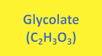 Water Analysis, Glycolate (C₂H₃O₃)