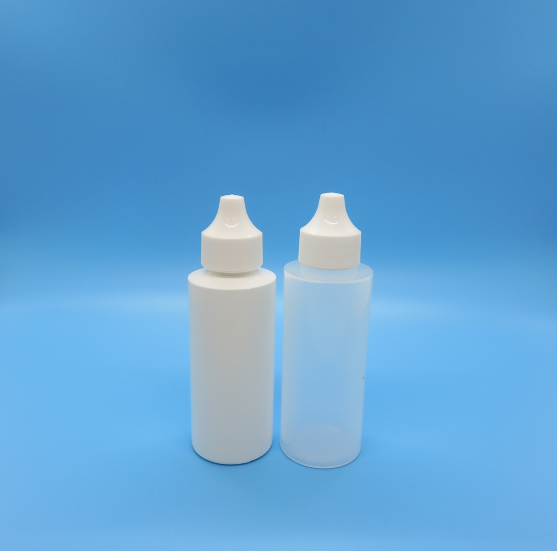Dropper Bottle, Plastic, 2 oz with Nasal Plug and Cap