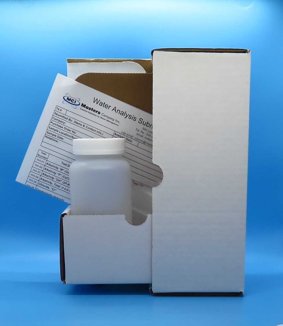 Water Sample Test Kit, Pint Size, (500 cc)