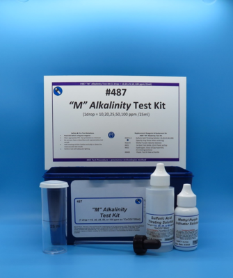Alkalinity Test Kit, &quot;M&quot;, Eyedropper Dispenser