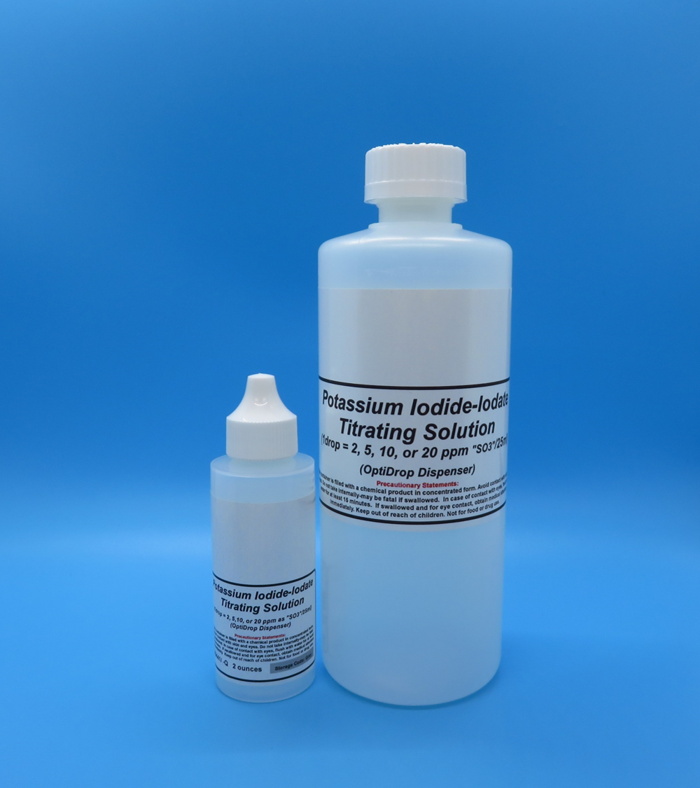 Potassium Iodide-Iodate Titrating Solution, OptiDrop Bottle