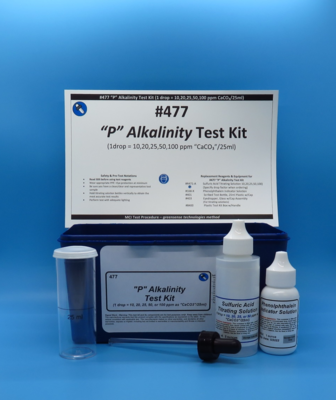 Alkalinity Test Kit, "P", Eyedropper Dispenser
