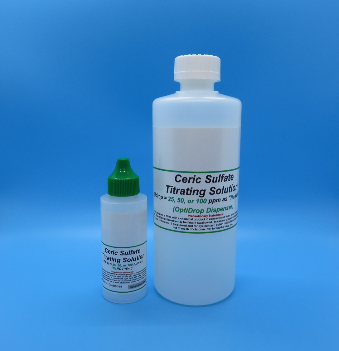 Ceric Sulfate Titrating Solution, OptiDrop Bottle