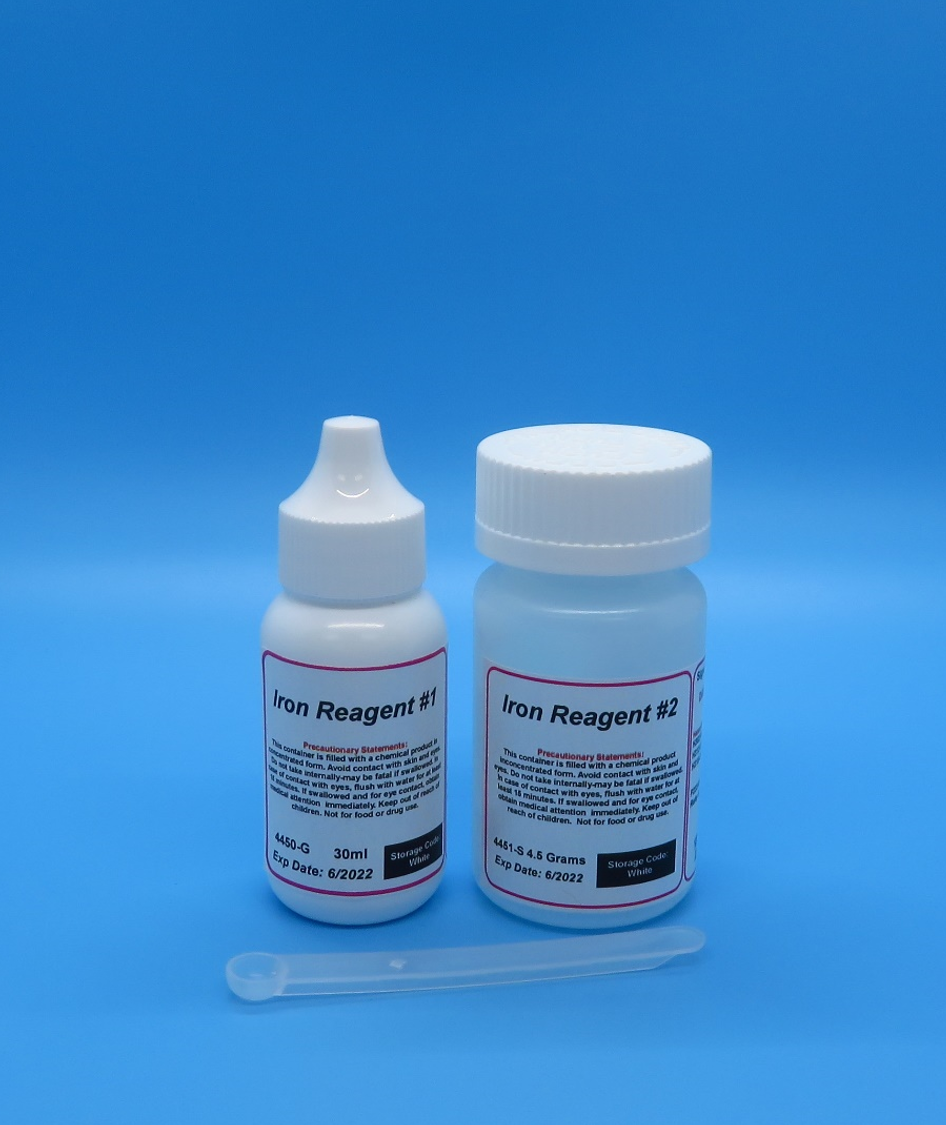 Iron Test Kit Reagent Replacement Package