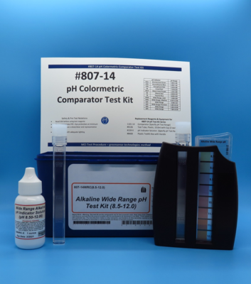 pH Test Kit, Alkaline Wide Range (8.5-12.0 pH Range)