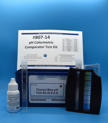 pH Test Kit, Thymol Blue (8.0-9.4 pH Range)