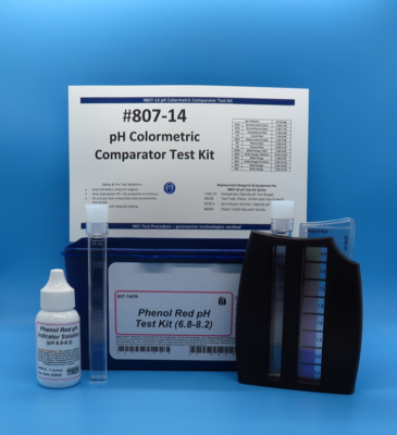 pH Test Kit, Phenol Red (6.8-8.2 pH Range)