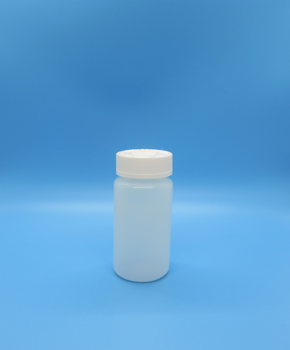 Bottle, Plastic, 120 cc (4 oz) Wide Mouth with PV Lined Child Resistant Cap