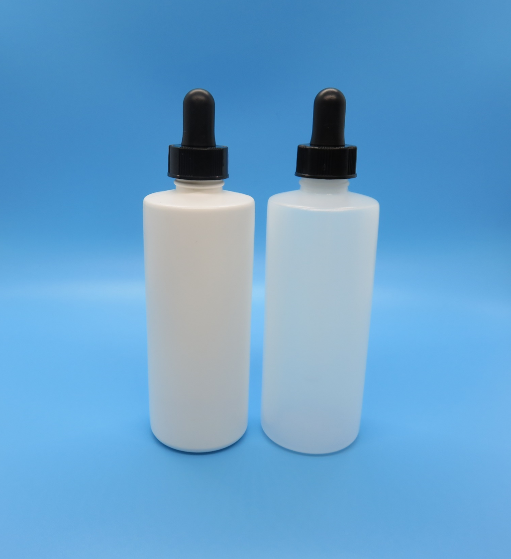 Bottle, Plastic, 4 oz with Glass Eyedropper &amp; Cap Assembly