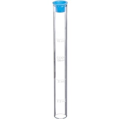 Test Tube 2.5, 5.0, 10.0 ml, Glass with Cap