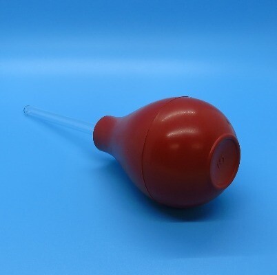 Burette, Aspirator Bulb with Glass Vent Tube
