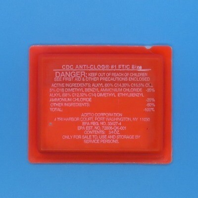 Anti-Clog, FT/C-Treats up to 5 Tons (144 units per case) Anti-Clog, FT/C-Treats up to 5 Tons (144 units per case)