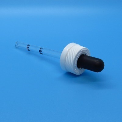 Eyedropper, Glass, Scribed at 0.5 &amp; 1.0 ml