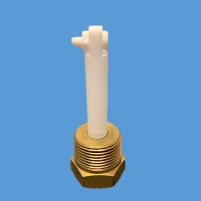 Corrosion Plug, Carbon Steel with 3&quot; Teflon Holder Assembly