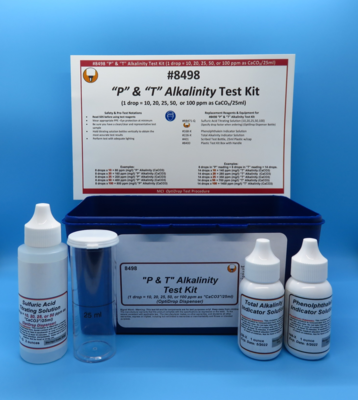 Alkalinity Test Kit, "P & T", OptiDrop Bottle