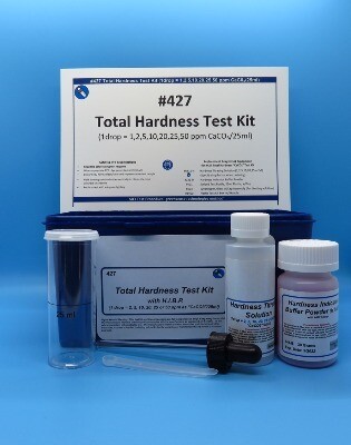 Hardness, Total Test Kit (w/HIBP), Eyedropper Dispenser