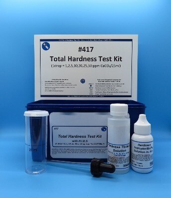 Hardness, Total Test Kit (w/HIBS), Eyedropper Dispenser