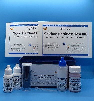 Hardness, Calcium &amp; Total Test Kit (w/HNB/HIBS), OptiDrop Dispenser