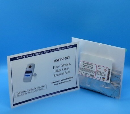 Chlorine, Free High Range Reagent Pack (50 Tests/Pkg)