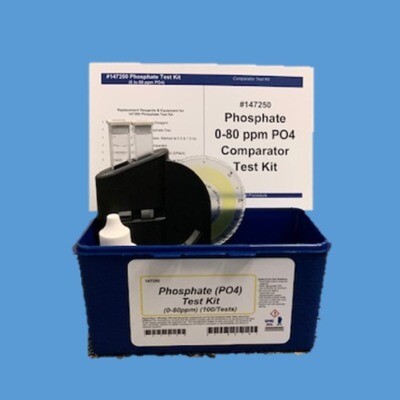 Phosphate (PO4) Comparator Test Kit (0-80 ppm), Complete