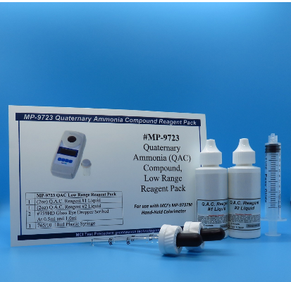 QAC, Low Range Quaternary Ammonia Compound Reagent Pack